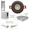 Nuwatt 3 Inch Bronze LED Gimbal Recessed Downlight 2700K-5000K Selectable Canless Light, Dimmable, PK4 NW-GMB-3-5CT-BZ-R-4P - alternate 2